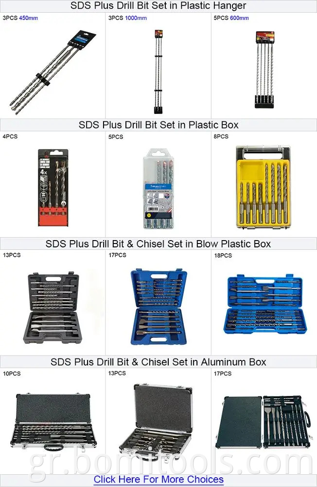 Clearance HSS Drill Bits Factory Tool Customized 1/4 Tip S4 Flute SDS Plus Drill Bit